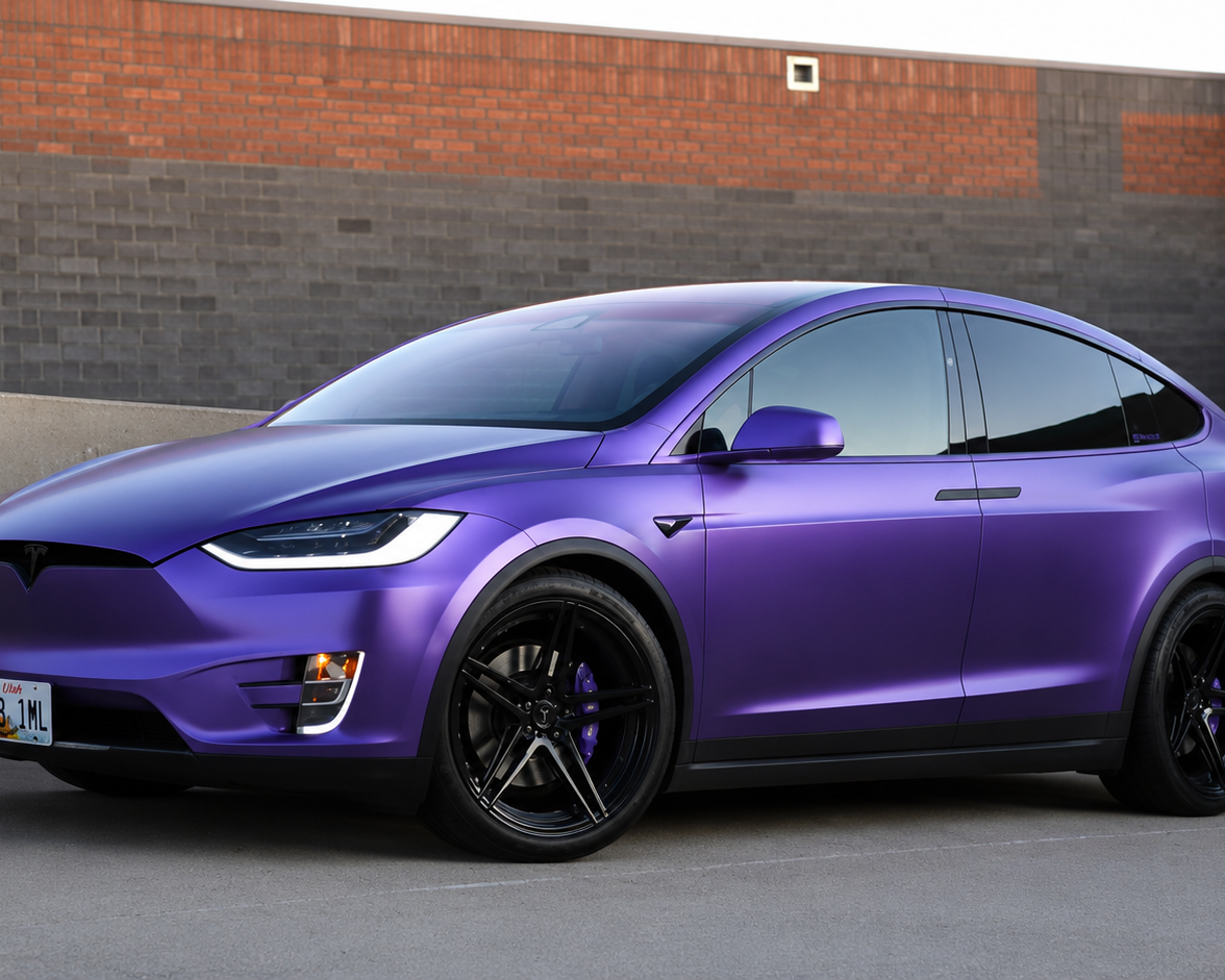 tesla Satin Vinly Wraps
