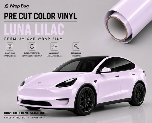 WrapBug Pre-cut Tesla Wrap Kit-GLOSS LUNA LILAC