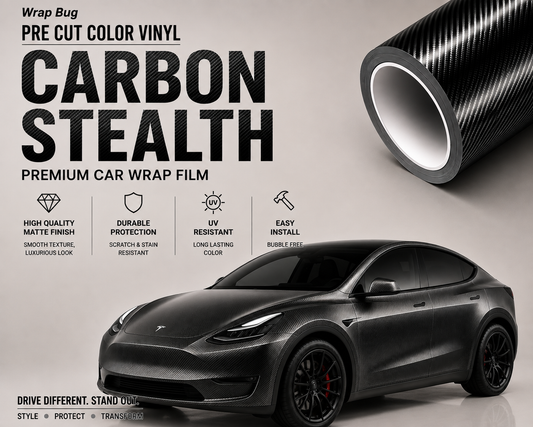 WrapBug Tesla Color Change Wrap Kit -CARBON STEALTH