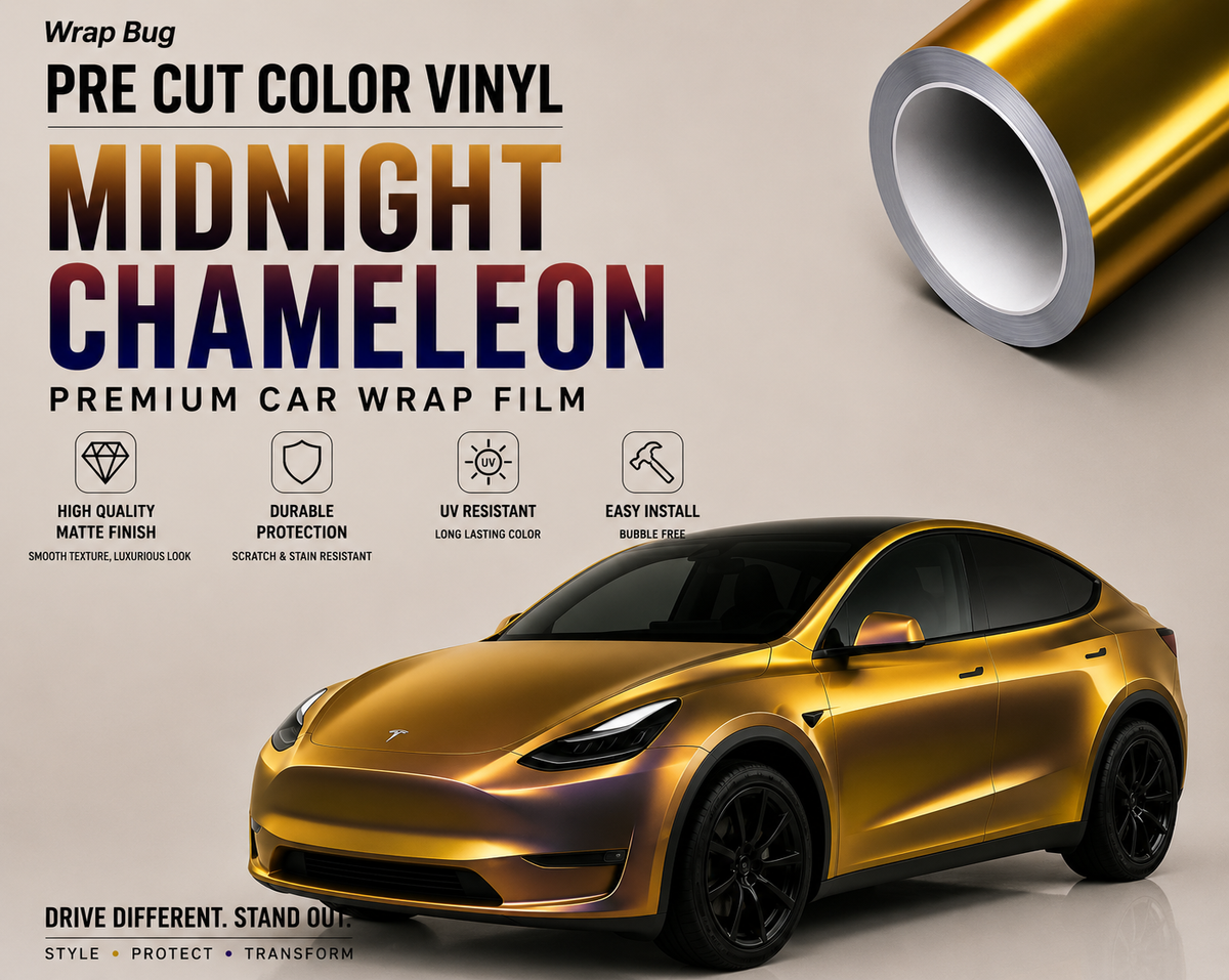 WrapBug Tesla Color Change Wrap Kit -Luxury Gold