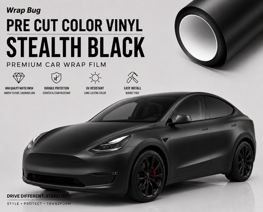 WrapBug Tesla Color Change Wrap Kit -Stealth Black